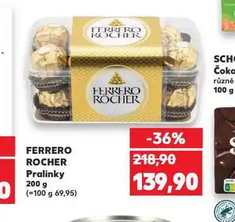 Kaufland Ferrero rocher nabídka