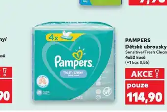 Kaufland Pampers vlhčené ubrousky nabídka