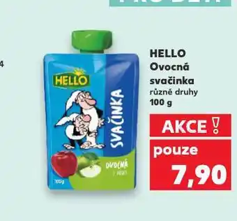 Kaufland Hello ovocná svačinka nabídka