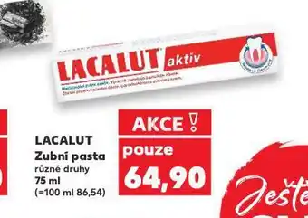 Kaufland Lacalut zubní pasta nabídka