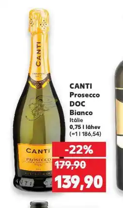 Kaufland Canti prosecco doc nabídka