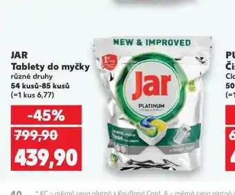 Kaufland Jar tablety do myčky nabídka