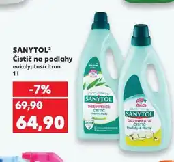 Kaufland Sanytol čistič na podlahy nabídka