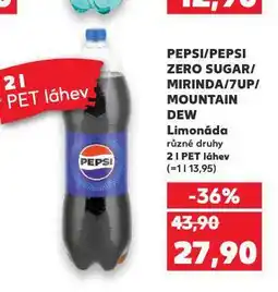 Kaufland Pepsi zero nabídka