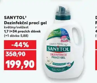 Kaufland Sanytol dezinfekční prací gel nabídka