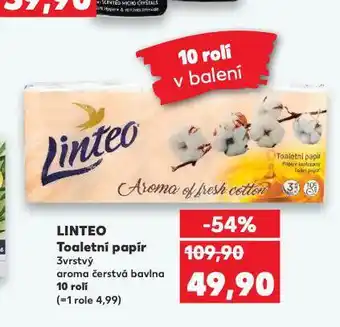 Kaufland Linteo toaletní papír nabídka