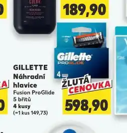 Kaufland Gillette náhradní hlavice nabídka