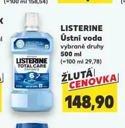 Kaufland Listerine ústní voda nabídka