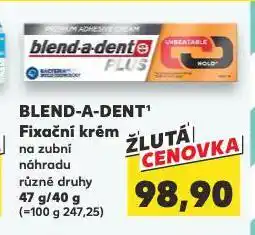 Kaufland Blend a dent fixační krém na zubní protézu nabídka