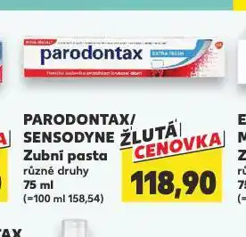 Kaufland Sensodyne zubní pasta nabídka