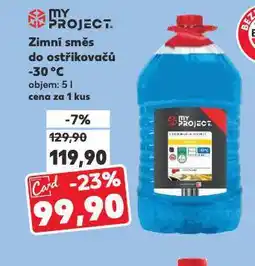 Kaufland Zimní směs do ostřikovačů nabídka