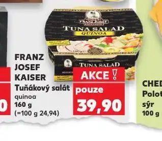 Kaufland Franz josef tuňákový salát nabídka