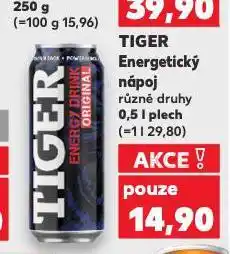 Kaufland Tiger energy drink nabídka