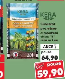 Kaufland Kera substrát pro výsev a množení nabídka