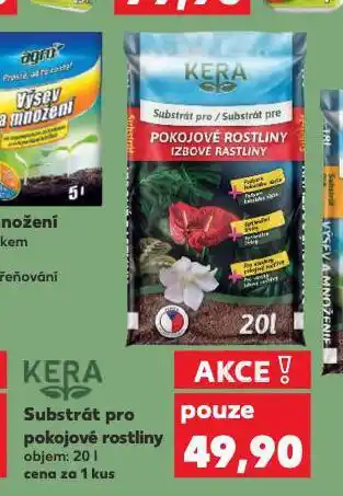 Kaufland Kera substrát pro pokojové rostliny nabídka