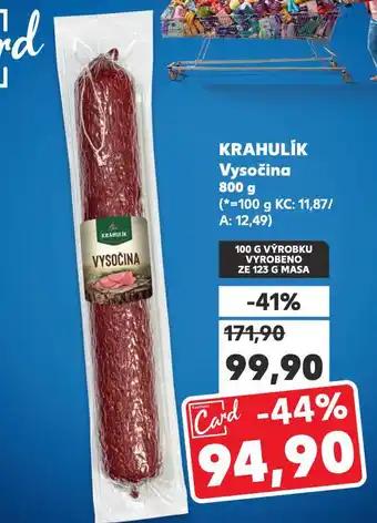 Kaufland Krahulík vysočina nabídka