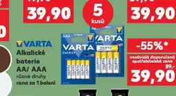 Kaufland Varta baterie nabídka