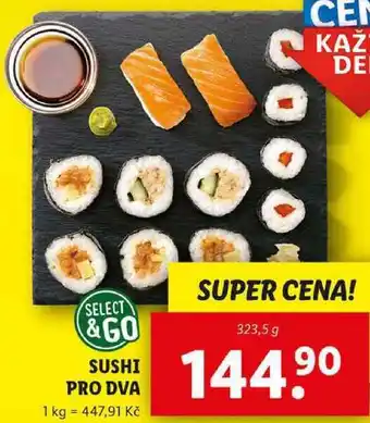 Lidl SUSHI PRO DVA, 323,5 g nabídka