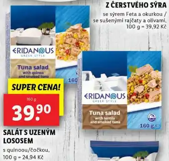 Lidl SALÁT S UZENÝM LOSOSEM, 160 g nabídka