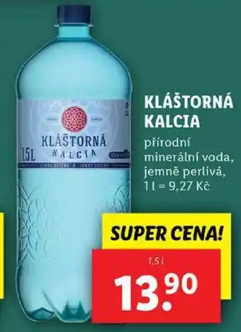 Lidl KLÁŠTORNÁ KALCIA, 1,5 l nabídka