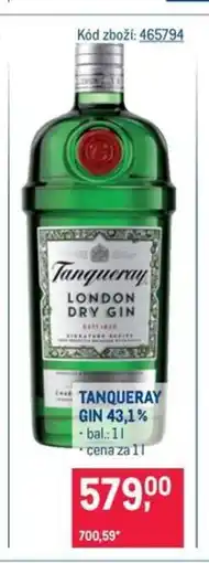 Makro Tanqueray gin nabídka