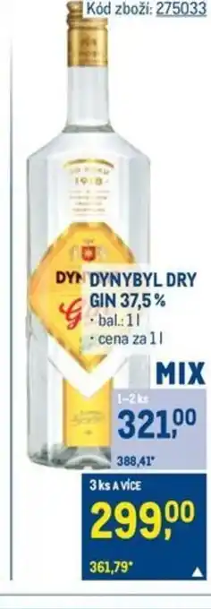 Makro Dyn dynybyl dry gin 37,5% nabídka