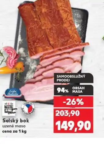 Kaufland Selský bok uzené maso nabídka