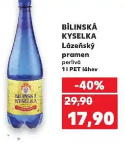 Kaufland BÍLINSKÁ KYSELKA Lázeňský pramen perlivá nabídka