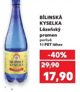 Kaufland BÍLINSKÁ KYSELKA Lázeňský pramen perlivá nabídka