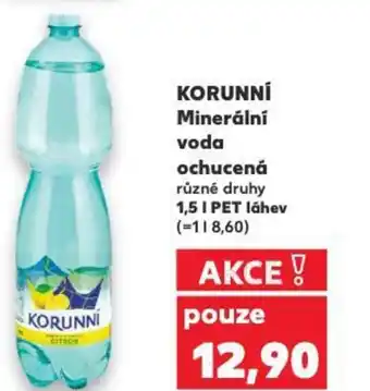 Kaufland KORUNNÍ Minerální voda ochucená nabídka