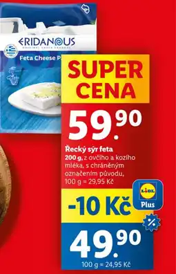 Lidl Řecký sýr feta nabídka