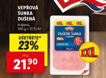 Lidl Vepřová šunka dušená krájená nabídka