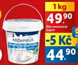 Lidl Bílý smetanový jogurt, 1 kg nabídka