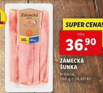 Lidl ZÁMECKÁ ŠUNKA, 150 g nabídka