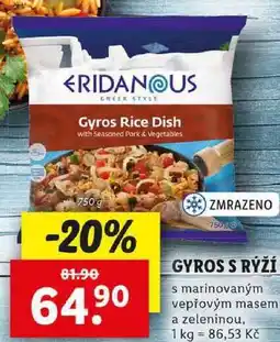 Lidl GYROS S RÝŽÍ, 750 g nabídka