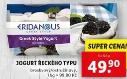 Lidl JOGURT ŘECKÉHO TYPU, 4x 125 g nabídka