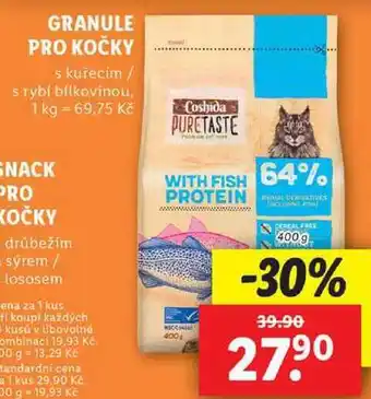 Lidl GRANULE PRO KOČKY, 400 g nabídka