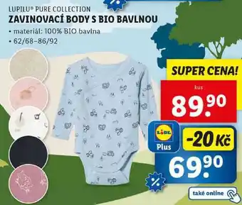 Lidl ZAVINOVACÍ BODY S BIO BAVLNOU nabídka