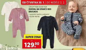 Lidl OVERAL NA SPANÍ S BIO BAVLNOU nabídka