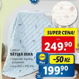 Lidl DĚTSKÁ DEKA nabídka