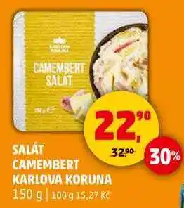 Penny Market SALÁT CAMEMBERT KARLOVA KORUNA, 150 g nabídka