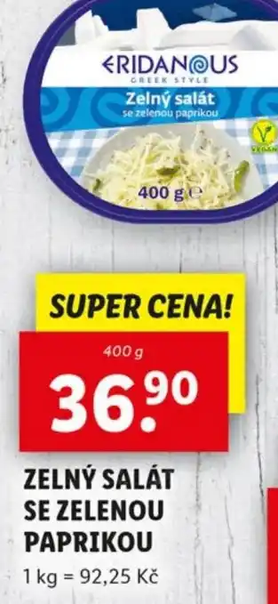 Lidl Zelný salát se zelenou paprikou nabídka