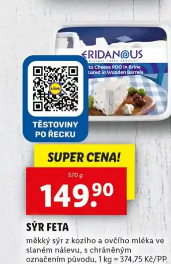 Lidl Sýr feta nabídka