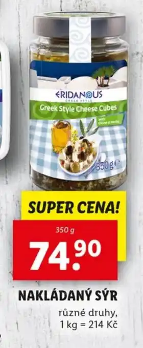 Lidl Nakládaný sýr nabídka