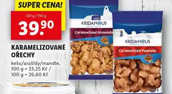 Lidl Karamelizované ořechy nabídka