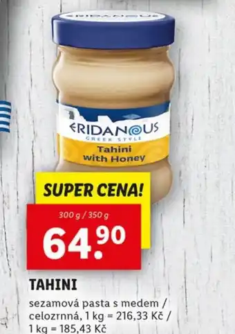 Lidl Tahini nabídka