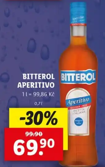 Lidl BITTEROL Aperitivo nabídka