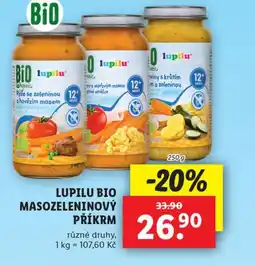 Lidl Lupilu bio masozeleninový příkrm nabídka