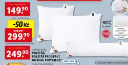 Lidl LIVARNO HOME Polštář pro spaní na boku polygiene nabídka