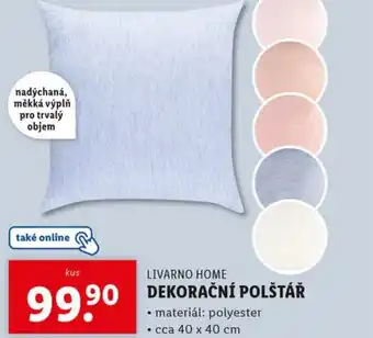 Lidl LIVARNO HOME Dekorační polštář nabídka